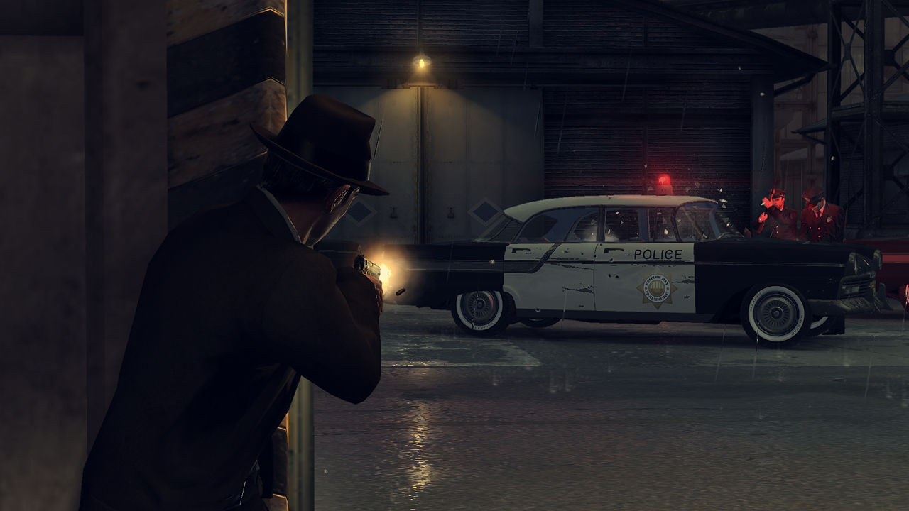 Mafia 2_Vito Scaletta_Retro Check_Videospiel_Redbomb.de_Police Car Shooting
